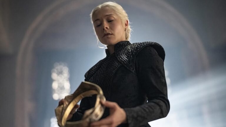 Emma D’Arcy como Rhaenyra Targaryen em A Casa do Dragão