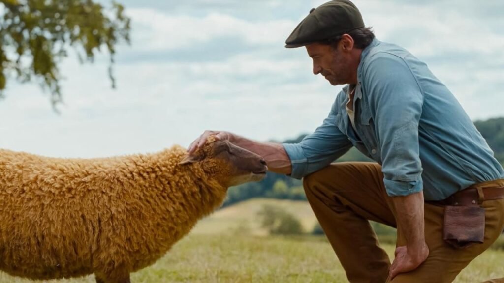 Imagem promocional de As Ovelhas Detetives, filme de comédia e mistério.