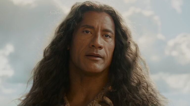 Dwayne Johnson como Maui no live-action de Moana