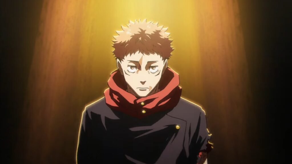 7 animes para maratonar sem entrar em uma saga gigante 8 Yuji Itadori em cena da terceira temporada de Jujutsu Kaisen.