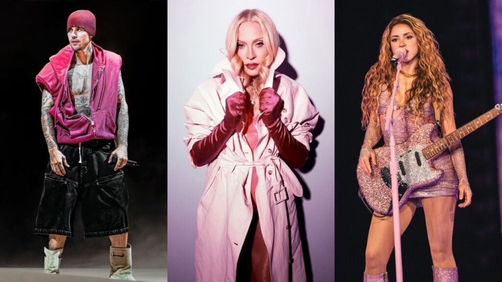Madonna, Justin Bieber e Shakira, artistas confirmados na cerimônia da final da Copa do Mundo 2026