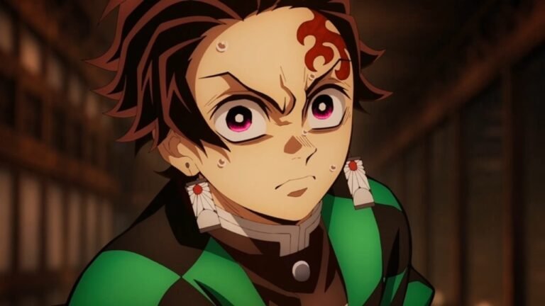 Tanjiro Kamado em cena de Demon Slayer Kimetsu no Yaiba Castelo Infinito I
