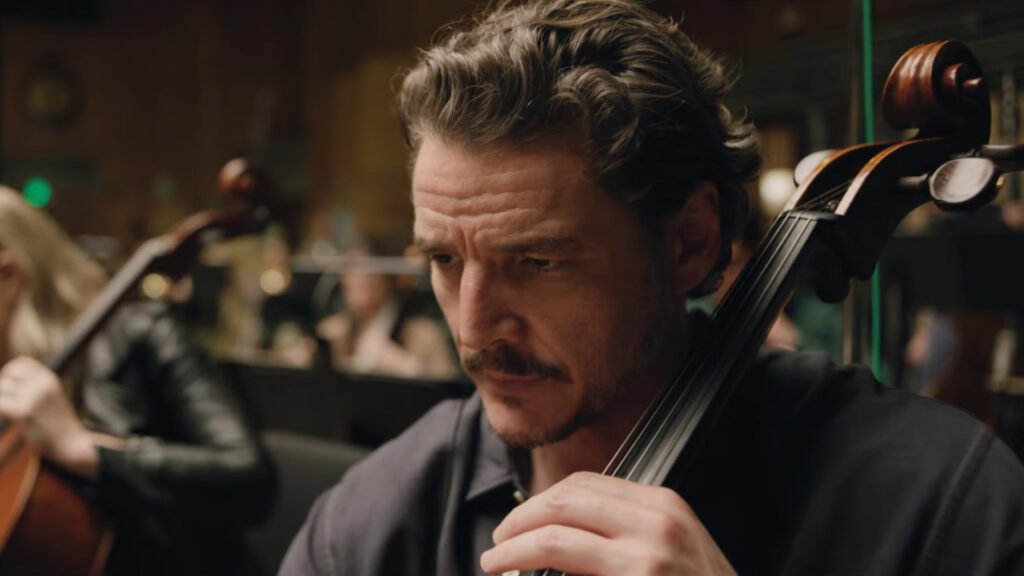 Behemoth! ganha primeiro teaser oficial com Pedro Pascal; assista 7 Pedro Pascal tocando violoncelo como Alex Serian no teaser oficial de Behemoth!