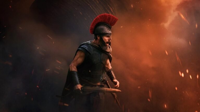 Matt Damon como Odisseu em imagem promocional de A Odisseia