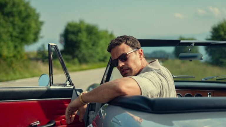 Theo James como Eddie Horniman em cena da 2ª temporada de Magnatas do Crime