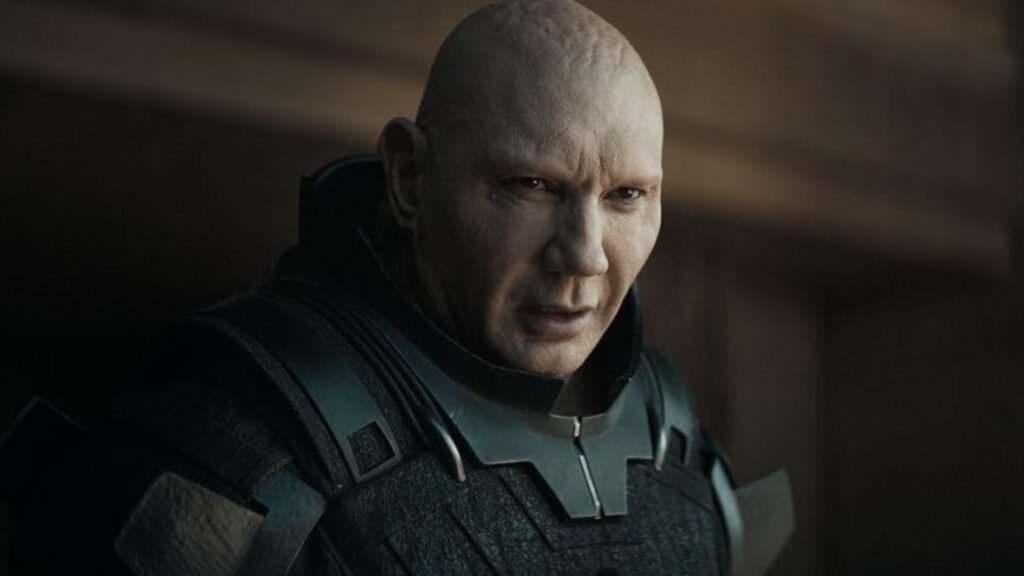 Dave Bautista como Glossu Rabban em Duna