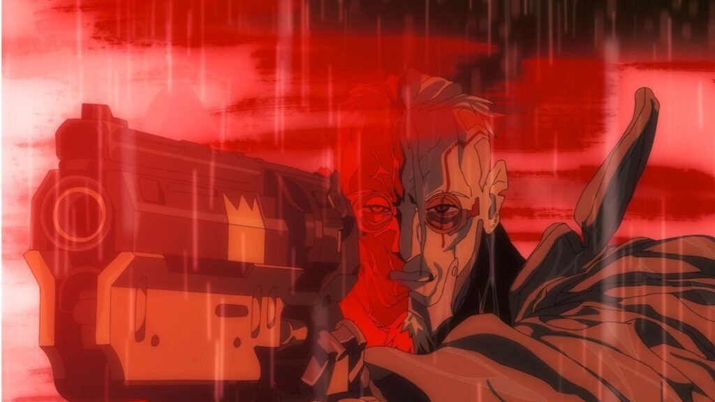 Cyberpunk: Mercenários 2 ganha novo teaser e data de estreia na Netflix 2 Weak Kingsley em Cyberpunk: Mercenários 2