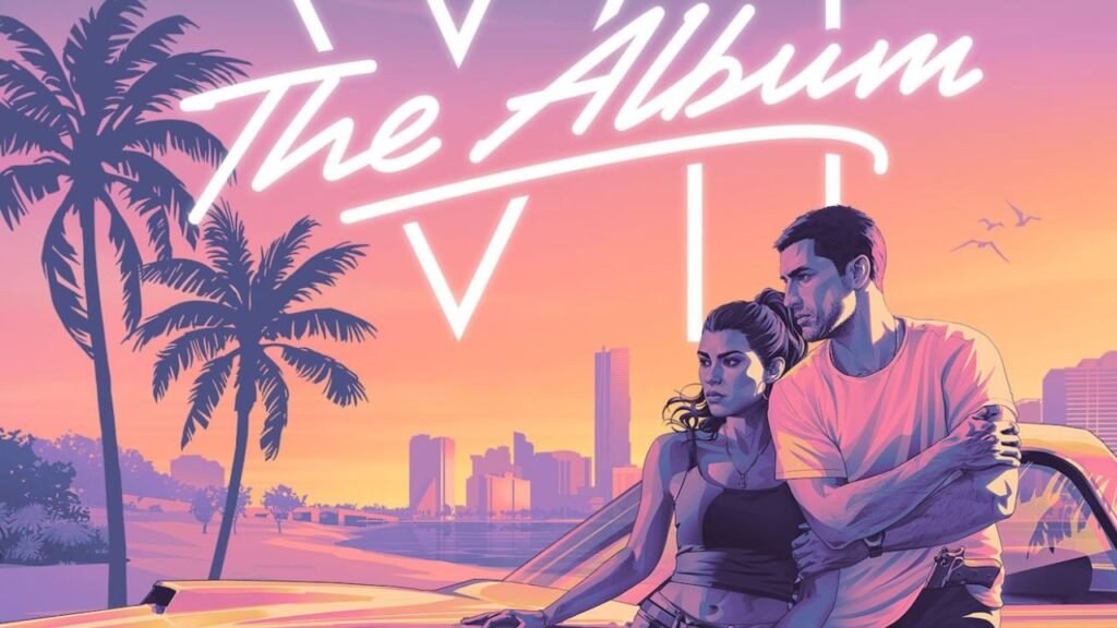 GTA 6 anuncia álbum com Travis Scott, Rauw Alejandro e mais 1 Capa de Grand Theft Auto VI: The Album
